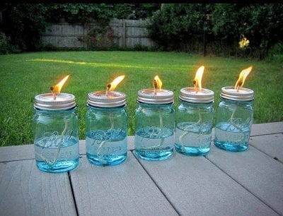 Homemade Mosquito Repellent Lamps