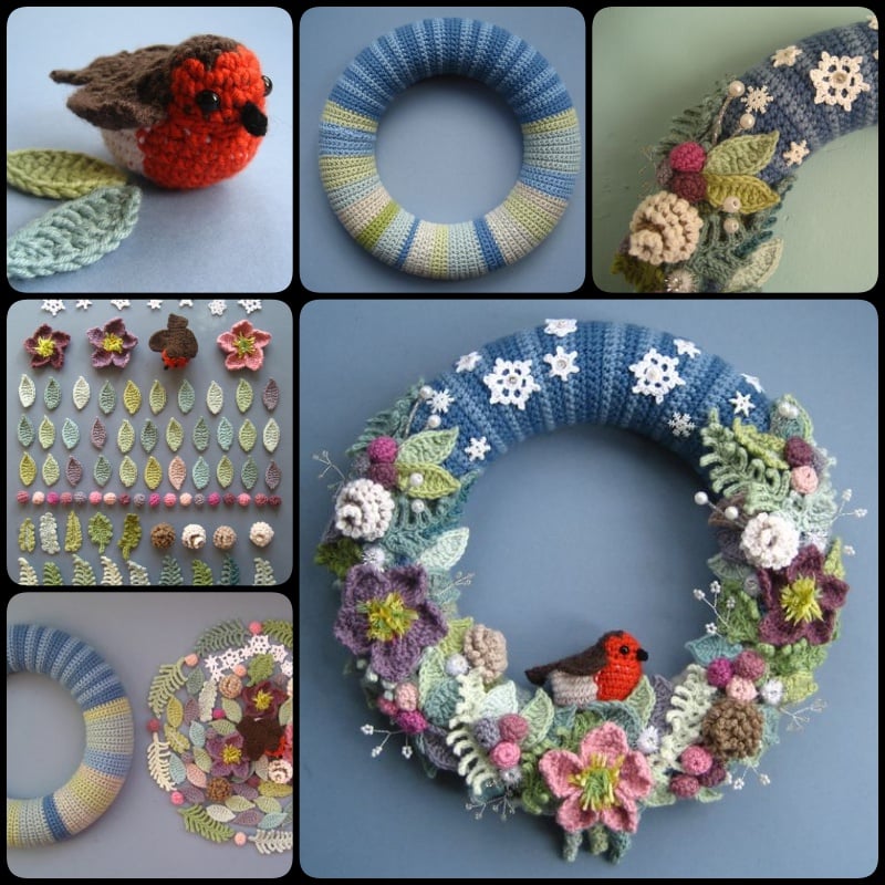 How to Crochet Beautiful Wreath