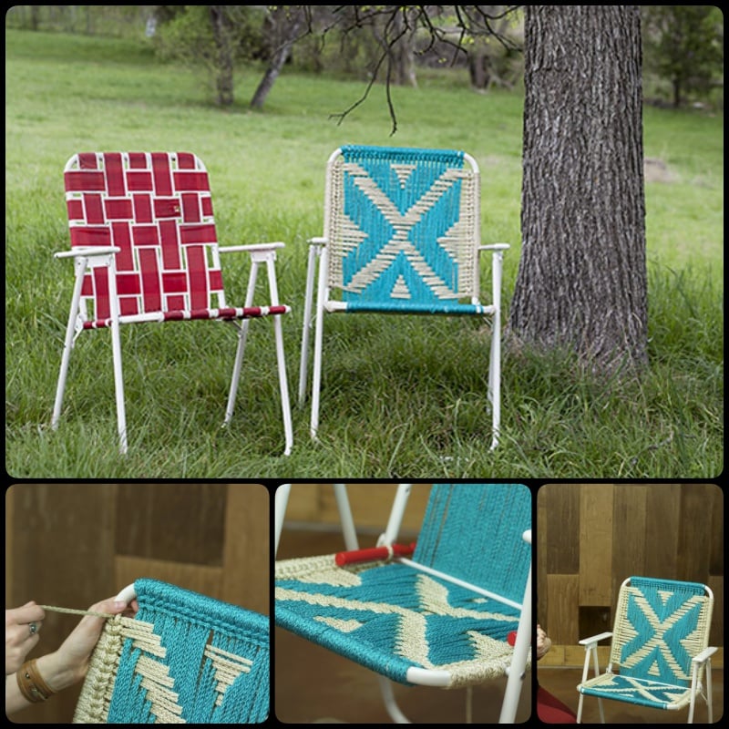 How to Make a Macrame Lawn Chair