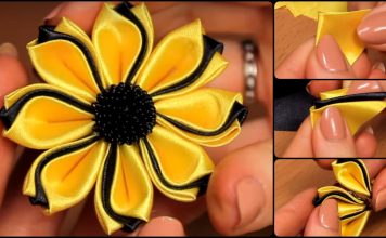Fabric Kanzashi Flowers