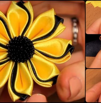 Fabric Kanzashi Flowers