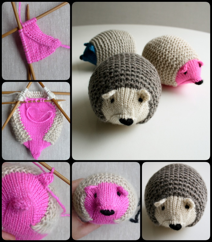 Knit Hedgehogs with Free Pattern