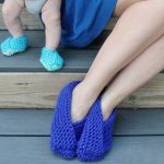 Knitting Easy Foldover Slippers with Free Pattern