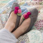 Knitting Slippers for Her with Free Pattern