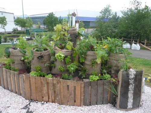 Sack Garden bed