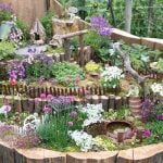 Tree Stump Fairy Garden