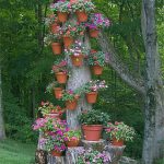 Tree Stump Hanging Garden