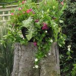 Tree Stump Pot Stand