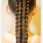 Twisted Edge Fishtail Braid Hairstyle