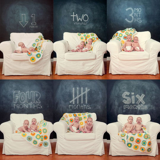 Creative Monthly Baby Photo Ideas for Baby's 1ST Year