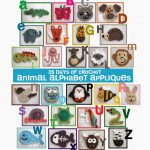 crochet animal alphabet appliques pattern