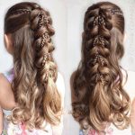 Fancy Little Girl Hairstyle with Braids