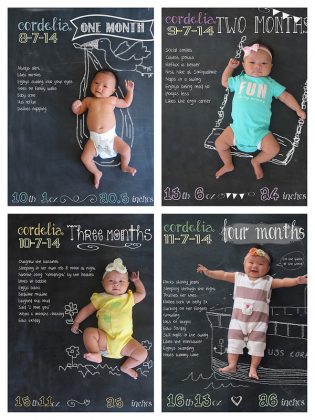 20+ Creative Monthly Baby Photo Ideas for Baby's 1ST Year - Page 2 of 2