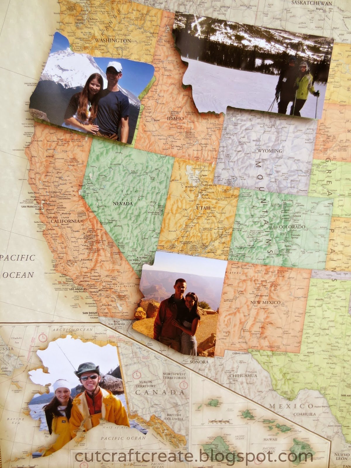 DIY Personalized Photo Map