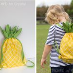 How to Make Pineapple Drawstring Backpack