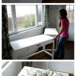 tiny house desk table convert how to plans tutorial_0