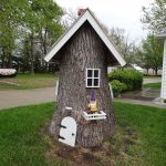 tree stump Fairie Garden House