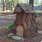 tree stump Fairy Garden House