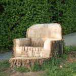 tree stump chair 1