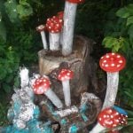 Tree Stumps Garden Decoration–Mushroom