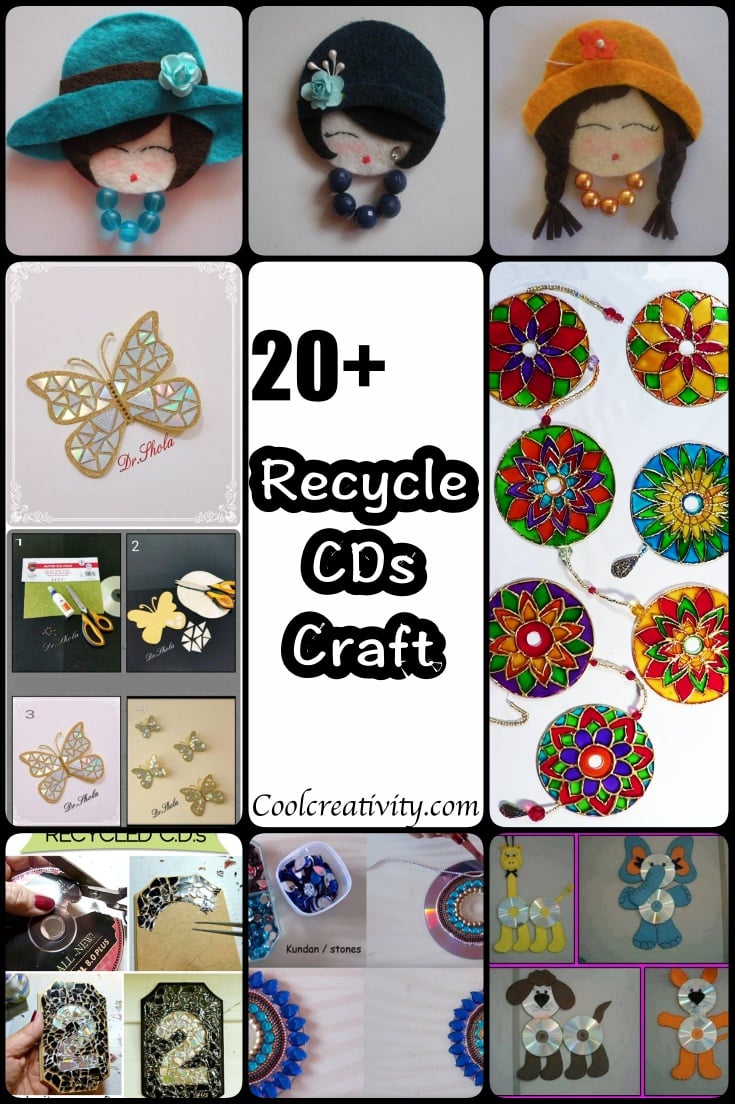 20+ Brilliant Recycle Old CDs Craft Ideas