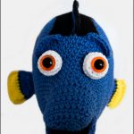 Crochet Dory fish from Finding Nemo pattern