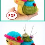 Crochet Snail with Pattern