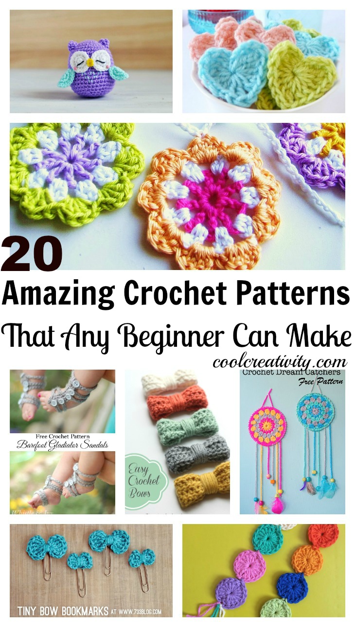 20 Amazing Crochet Patterns That Any Beginner Can Make