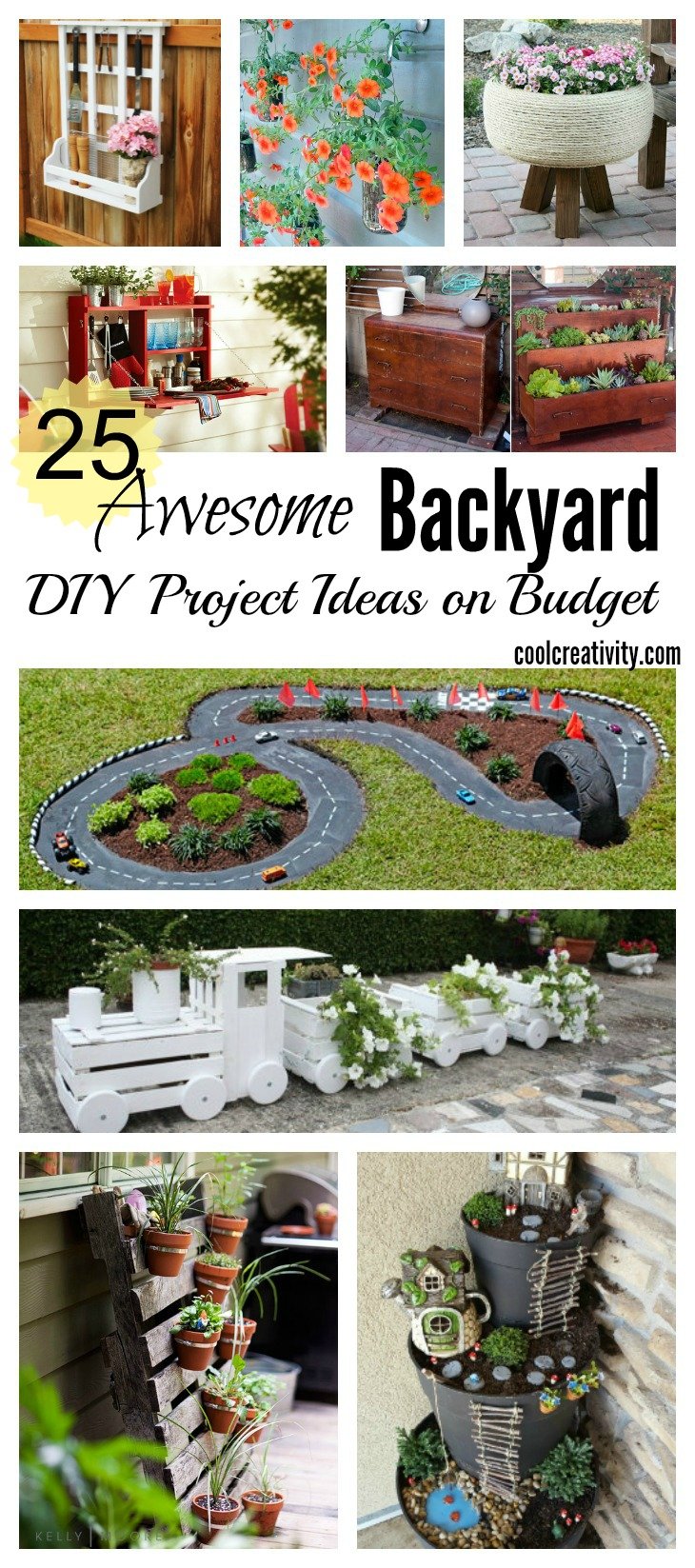 25 Awesome Backyard DIY Project Ideas on Budget