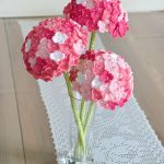 Crochet Hydrangea Flower with Free Pattern