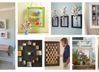 40+ Creative Reuse Old Picture Frames Into Home Decor Ideas