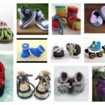 40 Knit Baby Booties with Pattern