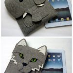 Cool Wool Felt Animal iPad Case, MacBook and Kindle Sleeves