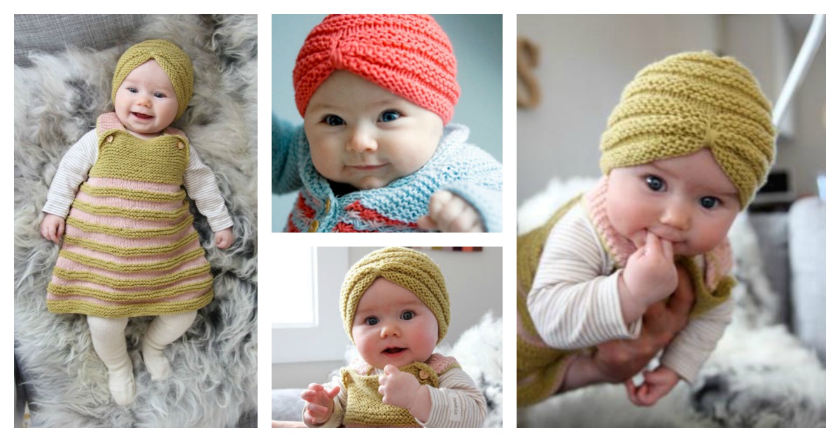 baby hat turban