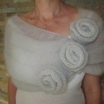 Knitting Summer Rose Capelet with Tutorial