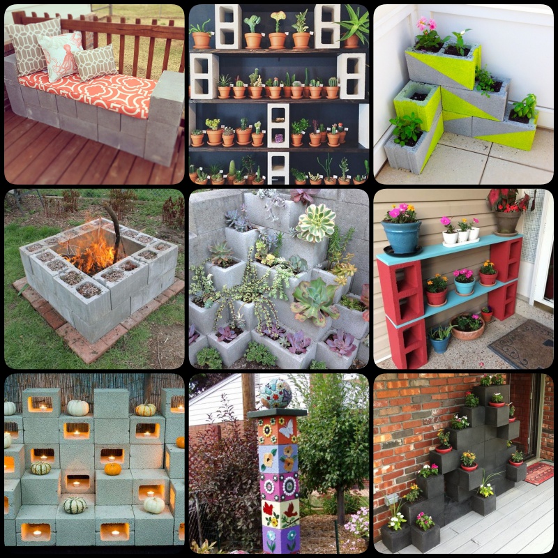 40 + Cool Ways to Use Cinder Blocks