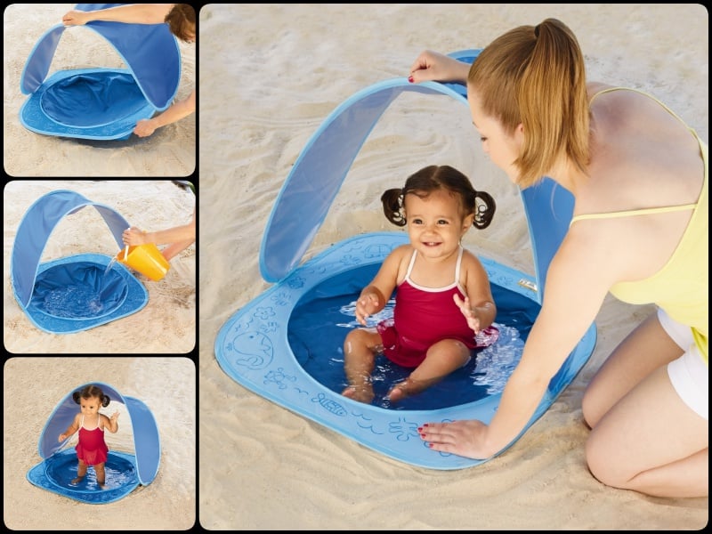 Shaded on sale baby pool