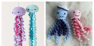 Crochet Amigurumi Jellyfish with Free Pattern