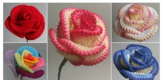 How to Crochet Pretty Roses
