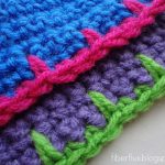 Crochet Blanket Stitch Edging with Free Pattern