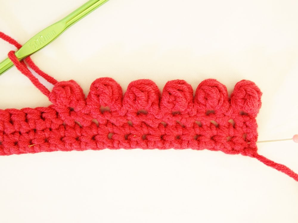 Crochet Bobble Edging with Free Pattern
