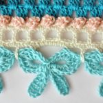 Crochet Bow Edging with Free Pattern