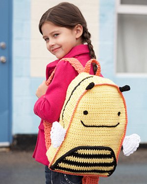 Busy Bee Backpack Free crochet pattern