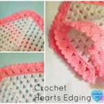 Crochet Heart Edging with Free Pattern