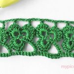 Crochet Leaf Edging with Free Pattern