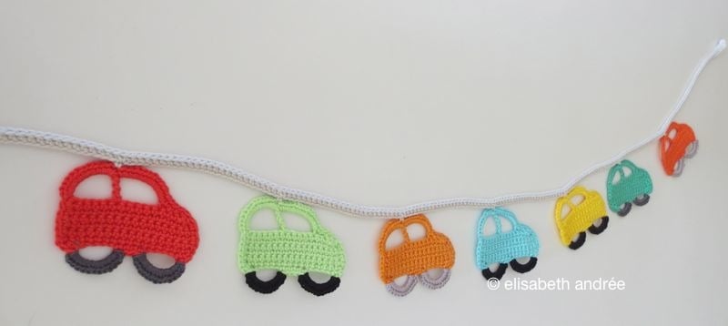 Crochet Little Car Edging with Free Pattern