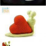 Crochet Love Snail with Pattern