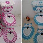 Crochet Owl Bathroom Set with Free Pattern