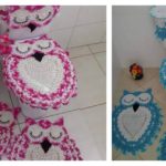 Crochet Owl Bathroom Set with Free Pattern