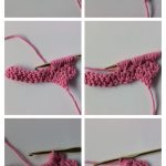 Crochet Puff Flower Stitch Edging with Free Pattern